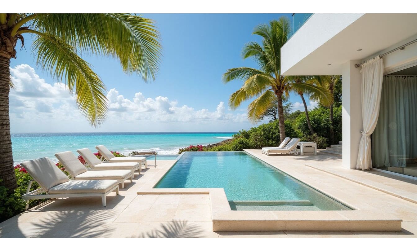 Villa de inversión frente al mar en Punta Cana, República Dominicana